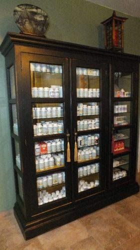 Chinese Herbs Cabinet.